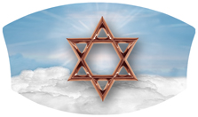 DNSWILL 120 BL CP Star of David Blue Copper